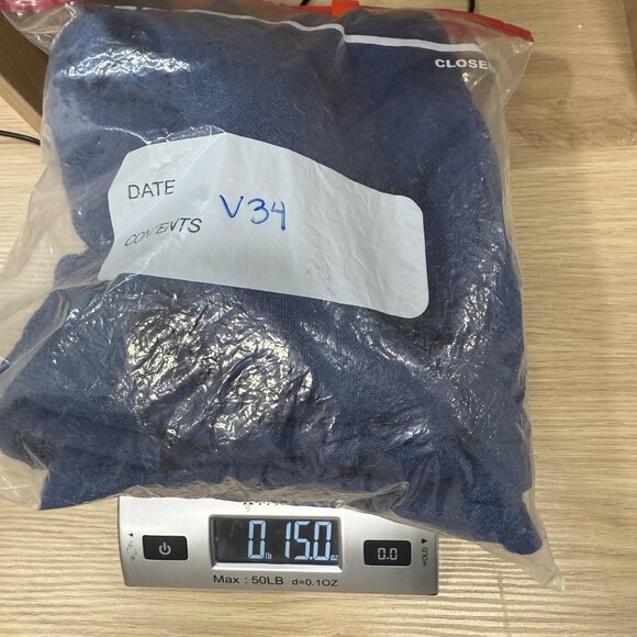 GAP Pants Womens Medium Blue Linen Rayon Pull On Wide Leg Cargo Pockets - Picture 10 of 10